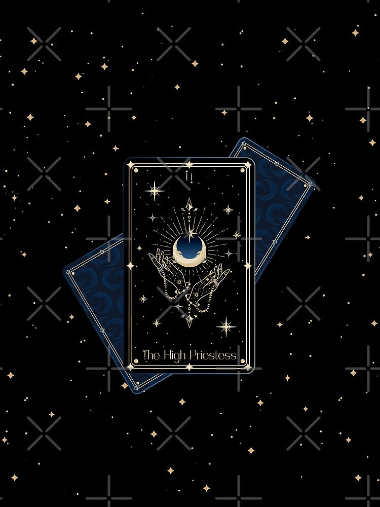 Tarot | The High Priestess by CarolesDemunno T-Shirts, Hoodie, Sweatshirt | BlankRebels.com (Image 2)