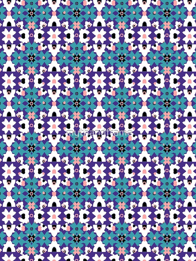 Boho Chic Ethnic Tribal Purple Pattern by mythandframe T-Shirts, Hoodie, Sweatshirt | BlankRebels.com (Image 2)