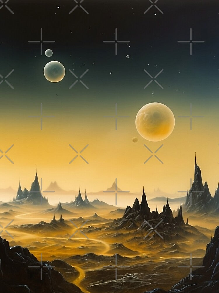 Bubbles in Space on Foreign Land - Digital Art by SnoopyTF T-Shirts, Hoodie, Sweatshirt | BlankRebels.com (Image 2)