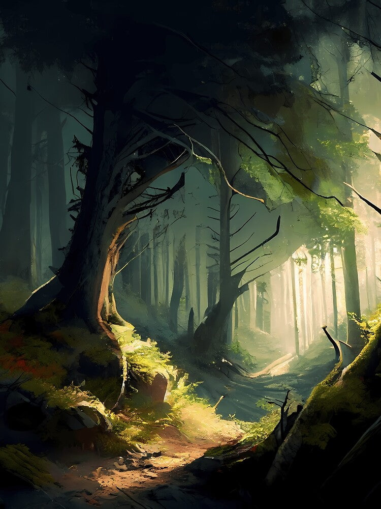 The Sunlit Forest by CosmicScare10 T-Shirts, Hoodie, Sweatshirt | BlankRebels.com (Image 2)