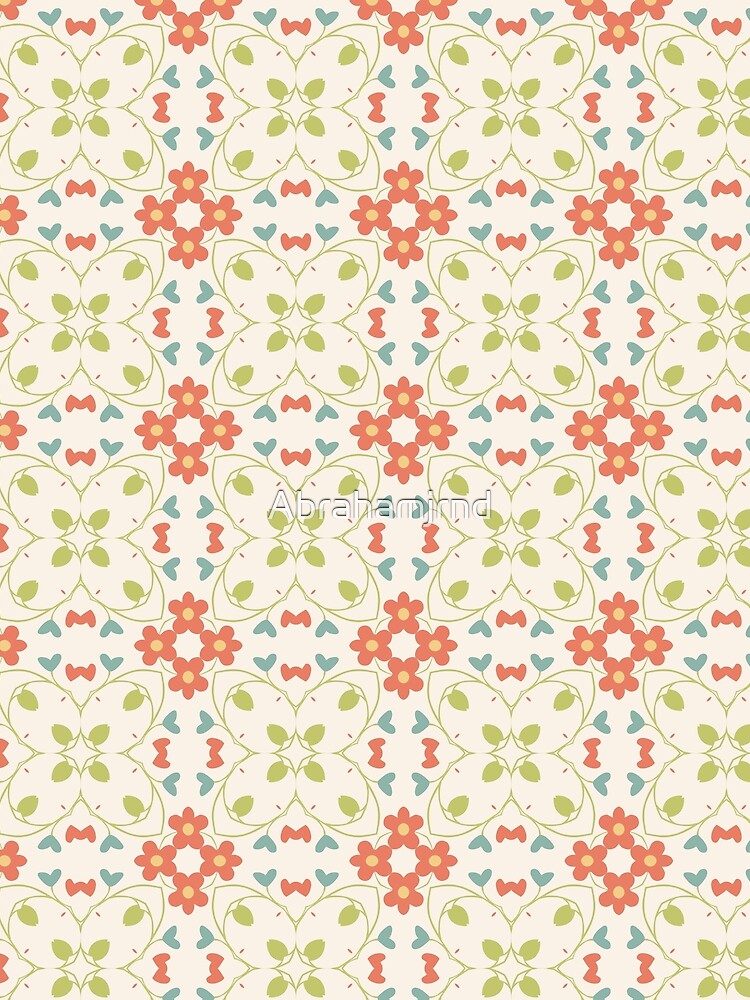 colorful floral abstract seamless repeat pattern by Abrahamjrnd T-Shirts, Hoodie, Sweatshirt | BlankRebels.com (Image 2)