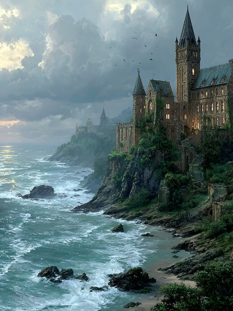 gothic castle on a cliff | gothic style by artsy artistry T-Shirts, Hoodie, Sweatshirt | BlankRebels.com (Image 2)