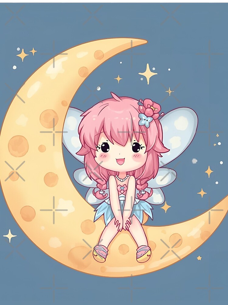 Fairy on the crescent moon by SimonsDesignArt T-Shirts, Hoodie, Sweatshirt | BlankRebels.com (Image 2)