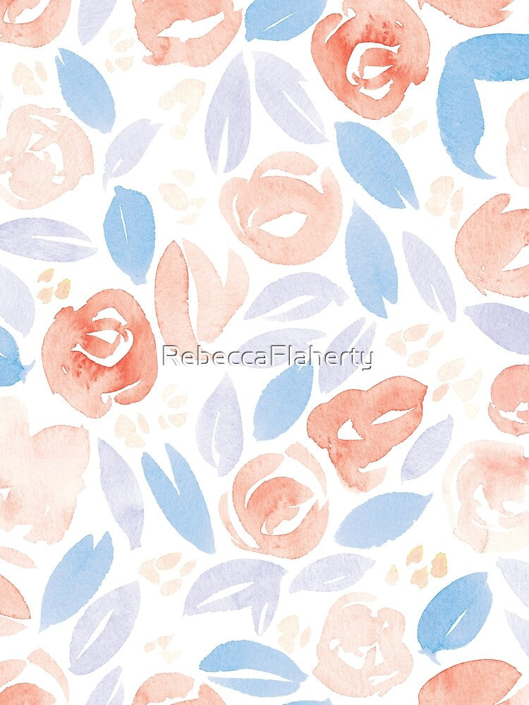 Floral Pattern #2 | Rose Lilac Palette by RebeccaFlaherty T-Shirts, Hoodie, Sweatshirt | BlankRebels.com (Image 2)