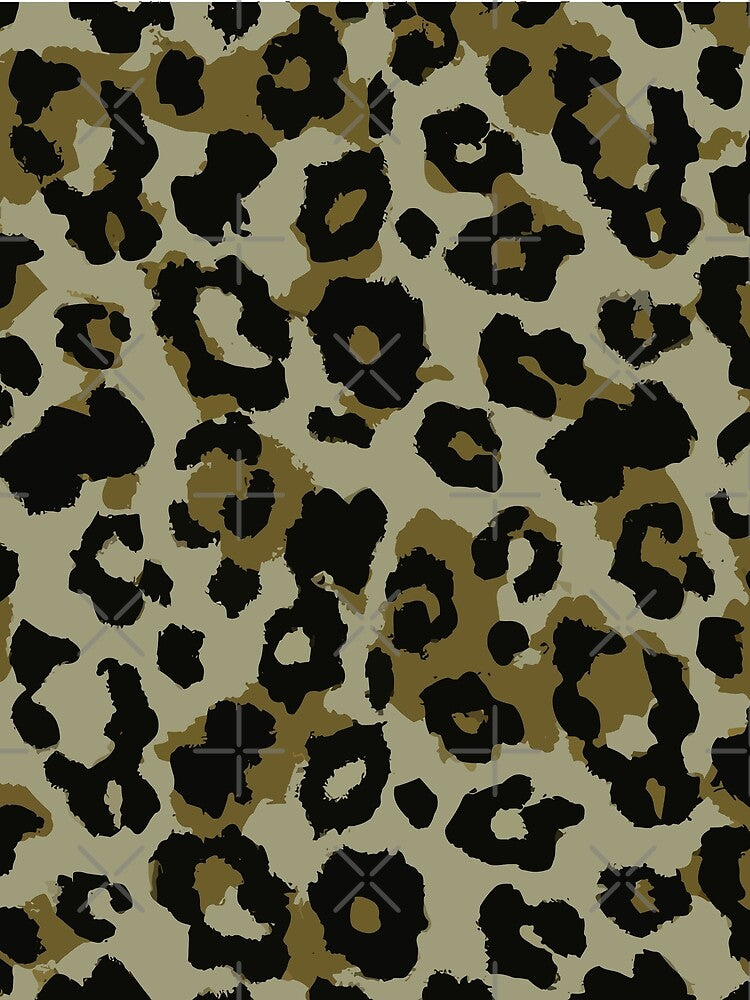 Khaki Leopard Pattern by SamJanner T-Shirts, Hoodie, Sweatshirt | BlankRebels.com (Image 2)