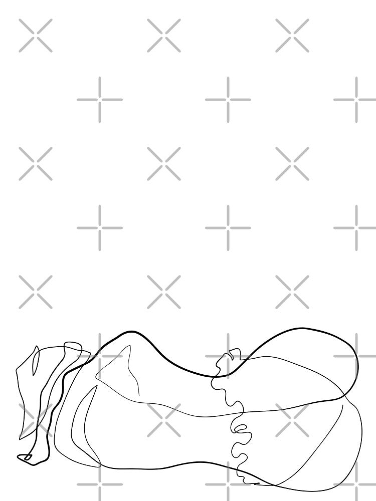 Lay down - Minimal line art by InspiRin T-Shirts, Hoodie, Sweatshirt | BlankRebels.com (Image 2)
