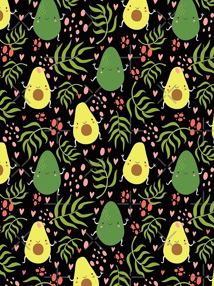 avocado pattern by virilamissa T-Shirts, Hoodie, Sweatshirt | BlankRebels.com (Image 2)