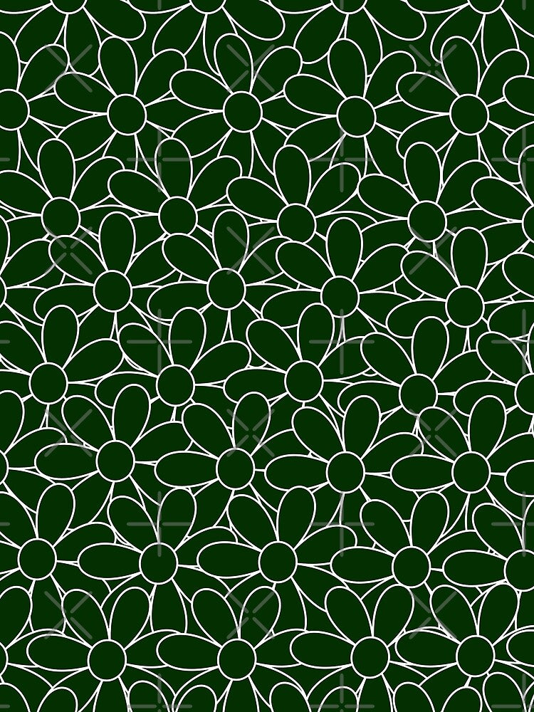 Flowers, Flowers Everywhere - Green by SeaStories88 T-Shirts, Hoodie, Sweatshirt | BlankRebels.com (Image 2)