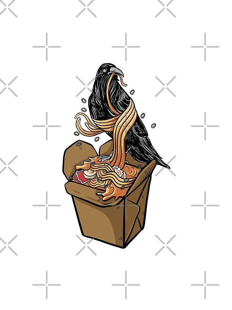 Crow Portion Of Ramen by Emil1993 T-Shirts, Hoodie, Sweatshirt | BlankRebels.com (Image 2)