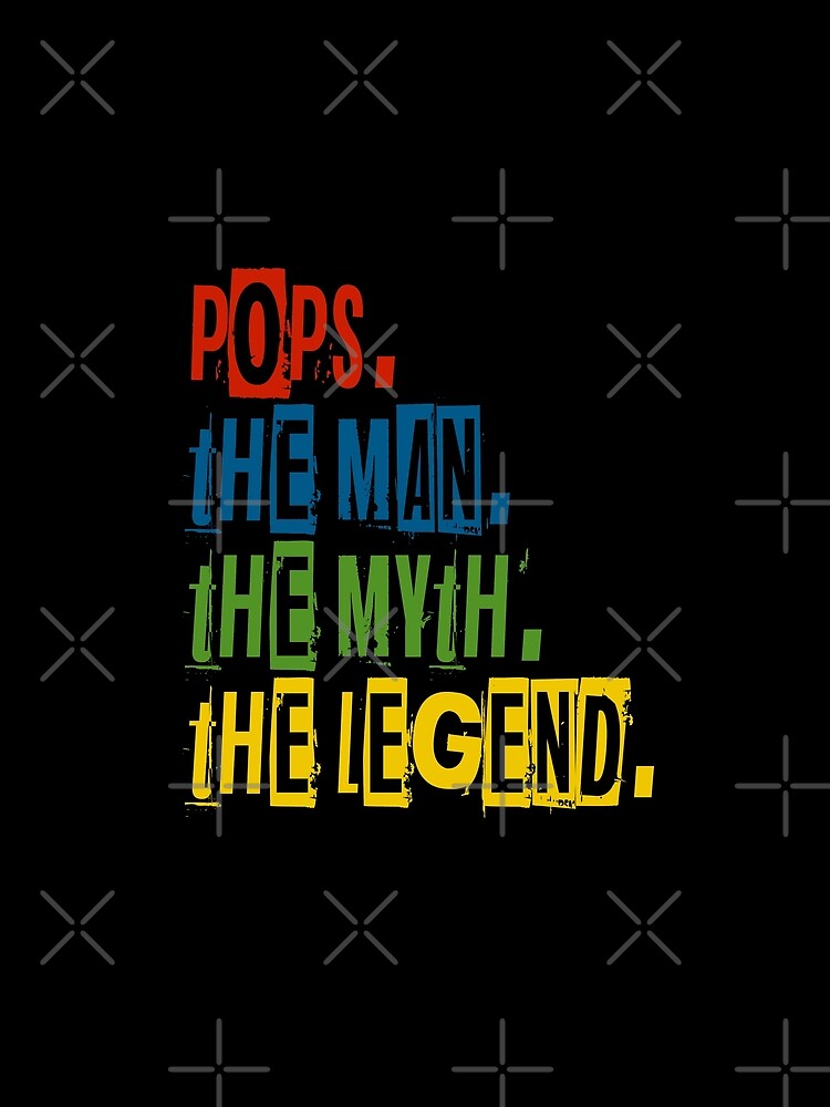 Pops The man the myth the legend by TopDesignArt T-Shirts, Hoodie, Sweatshirt | BlankRebels.com (Image 2)