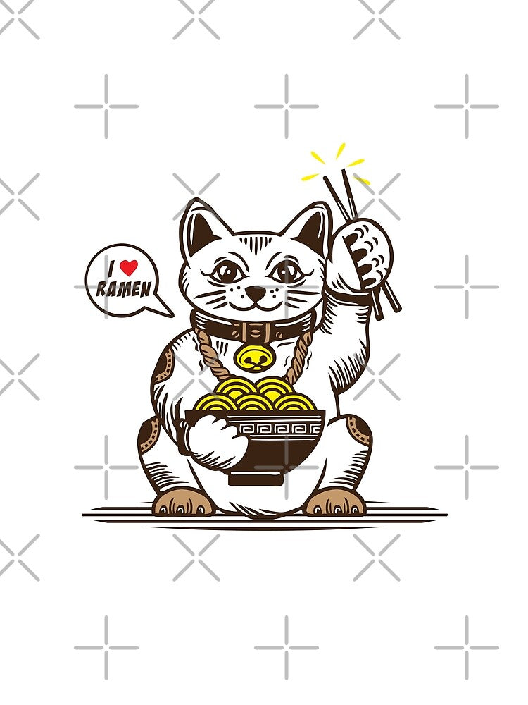 Maneki-neko Portion Of Ramen by Emil1993 T-Shirts, Hoodie, Sweatshirt | BlankRebels.com (Image 2)