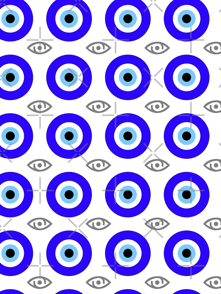 Evil Eye Pattern by Gotham Designs Studio T-Shirts, Hoodie, Sweatshirt | BlankRebels.com (Image 2)