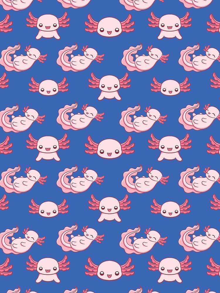 Axolotl Seamless Pattern by bryannsart T-Shirts, Hoodie, Sweatshirt | BlankRebels.com (Image 2)