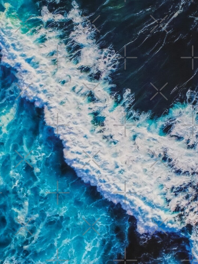 Blue Ocean Waves by StarsForgers T-Shirts, Hoodie, Sweatshirt | BlankRebels.com (Image 2)