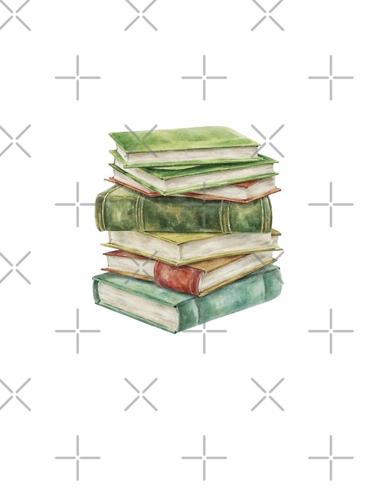 Watercolor Hand Painted Books Lover by sadedream T-Shirts, Hoodie, Sweatshirt | BlankRebels.com (Image 2)