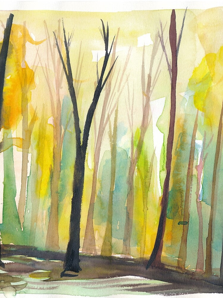 Sunset In Green Glowing Mystical Forest by artshop77 T-Shirts, Hoodie, Sweatshirt | BlankRebels.com (Image 2)
