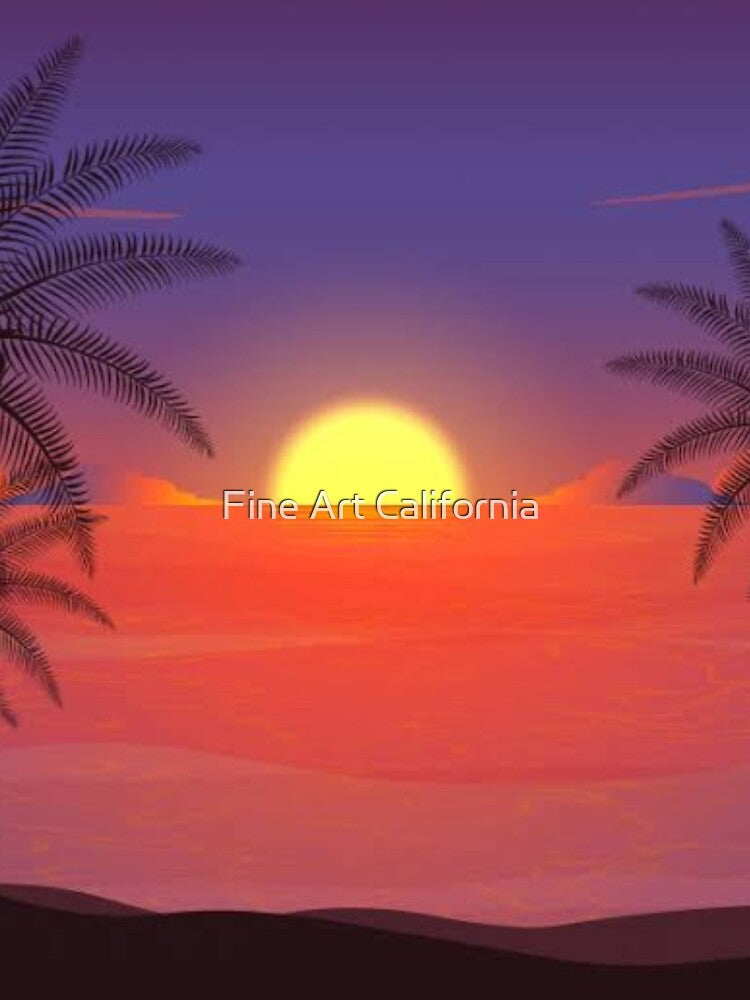 sunset sticker by Fine Art California T-Shirts, Hoodie, Sweatshirt | BlankRebels.com (Image 2)