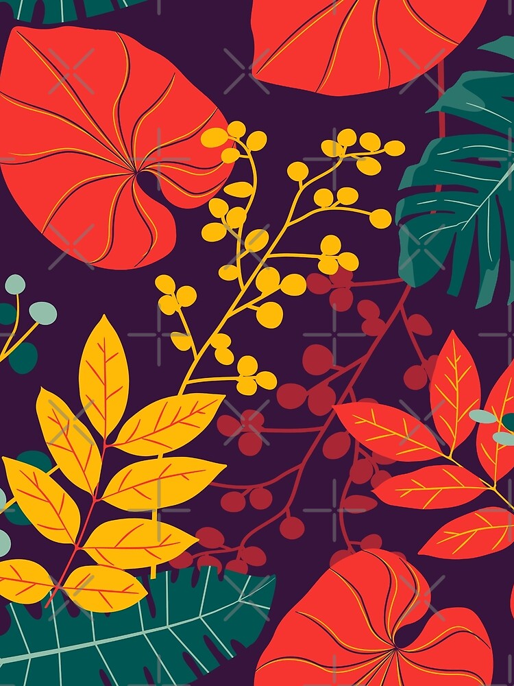 Tropical Palm Pattern by wednesdays57 T-Shirts, Hoodie, Sweatshirt | BlankRebels.com (Image 2)