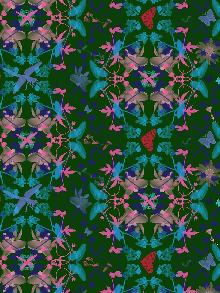 Wildflowers, dragonflies and butterflies design by JennyAnneDesign T-Shirts, Hoodie, Sweatshirt | BlankRebels.com (Image 2)