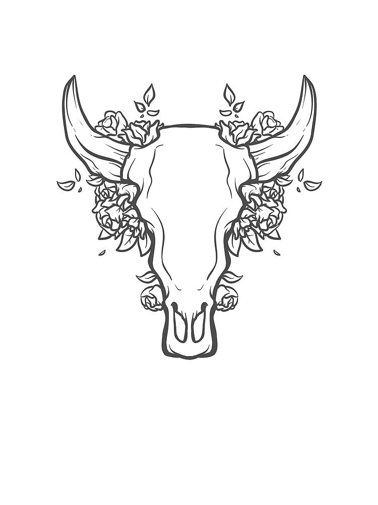 animal skull with horns and flowers by Vipstride  Services T-Shirts, Hoodie, Sweatshirt | BlankRebels.com (Image 2)