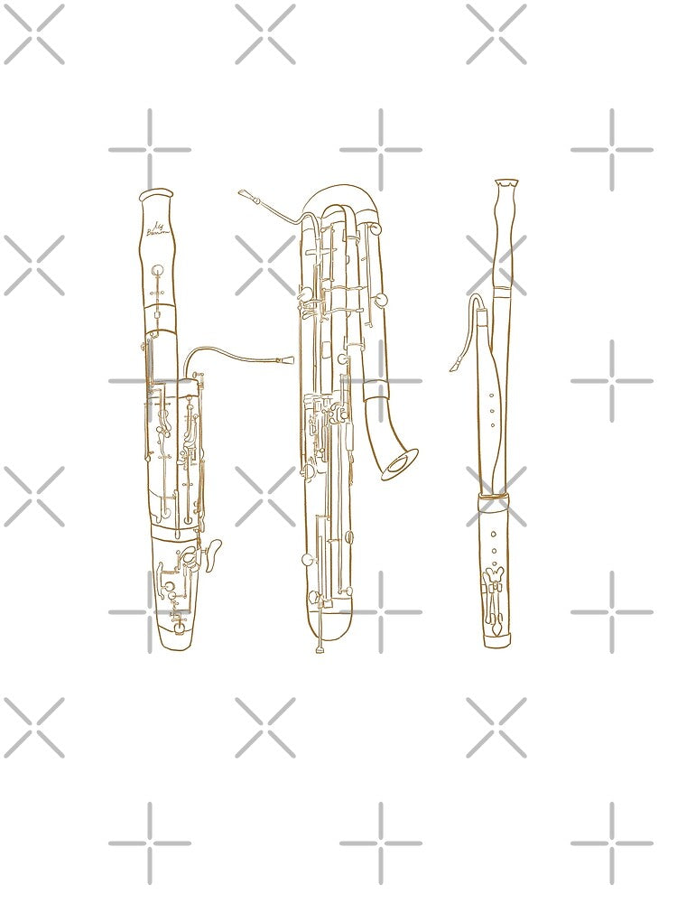 bassoon, contrabasson and baroque bassoon by ElmLenonn T-Shirts, Hoodie, Sweatshirt | BlankRebels.com (Image 2)