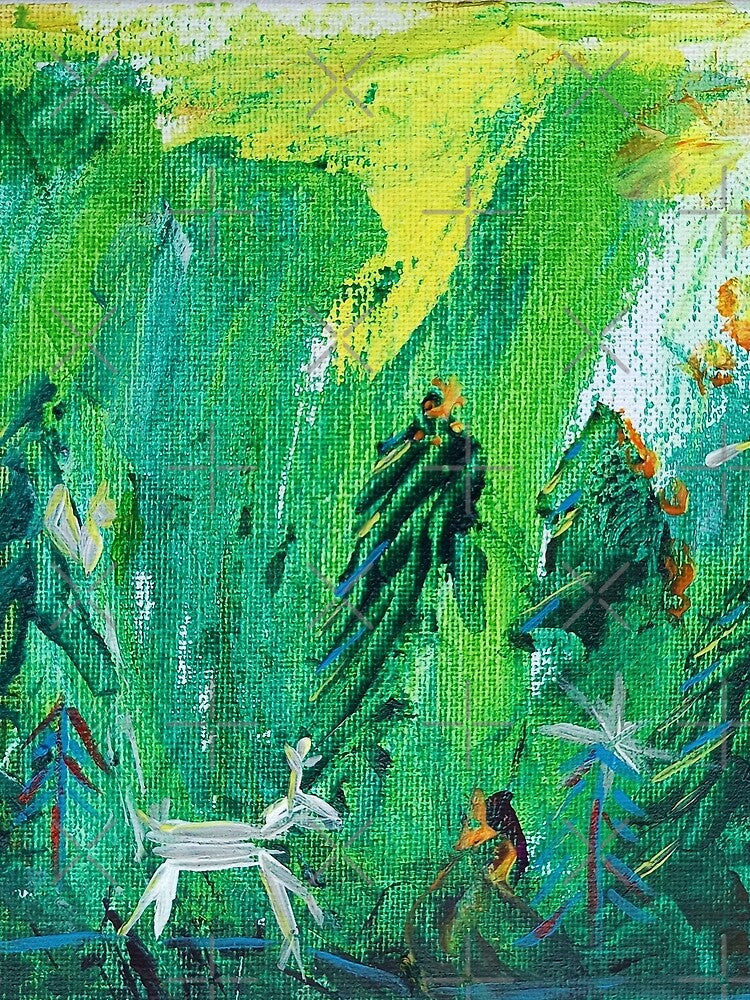Magical Forest – Abstract Animal World in the Enchanted Forest by Art by M.H. T-Shirts, Hoodie, Sweatshirt (Image 2)