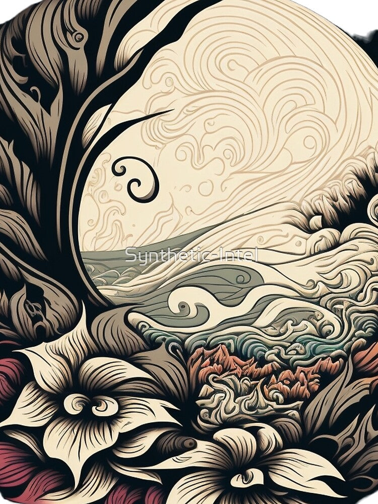 Ancient Forest and Trees | Vintage Forest | Forest Pattern | Woods Design | Trees Pattern | Tree Logo by... (Image 2)