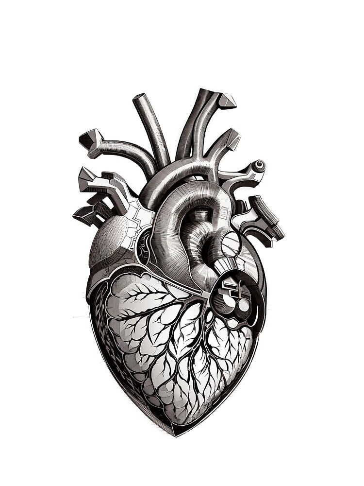 human heart Art by Claymore08 T-Shirts, Hoodie, Sweatshirt | BlankRebels.com (Image 2)