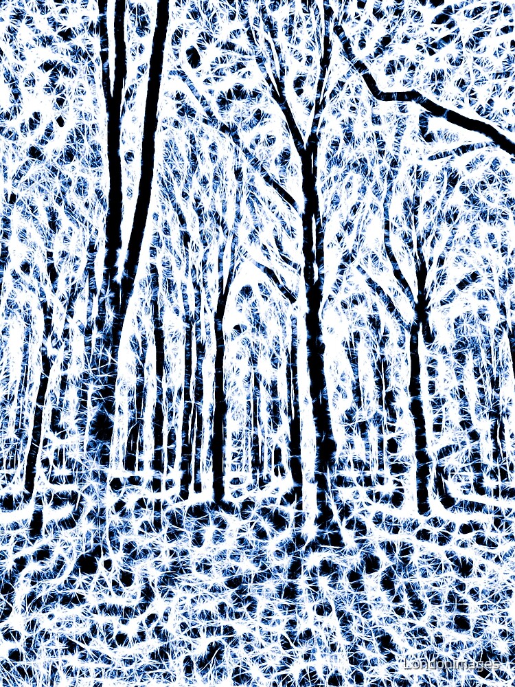 The Blue Forest Abstract Art by Londonimages T-Shirts, Hoodie, Sweatshirt | BlankRebels.com (Image 2)