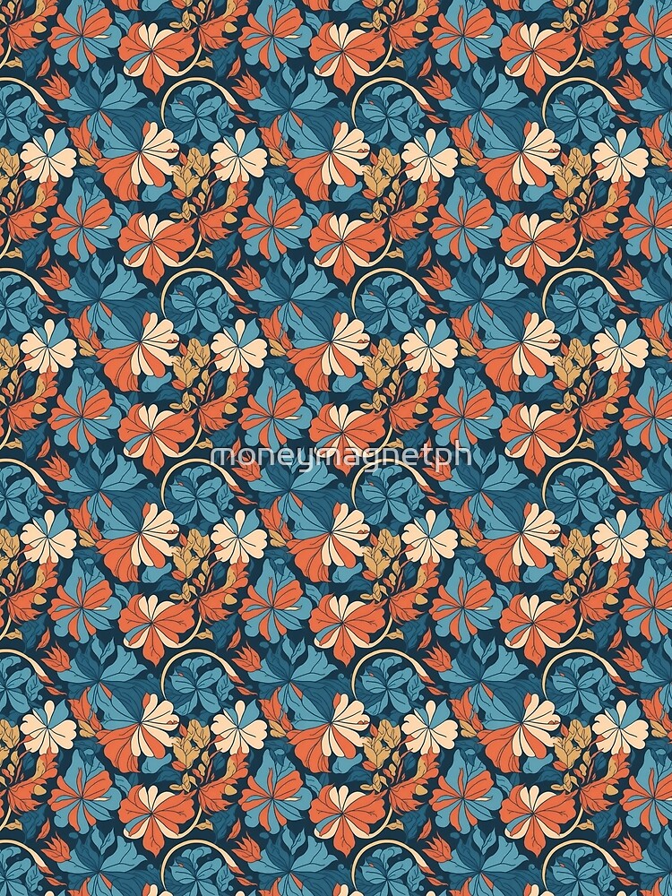 Seamless Floral Patern Design by Dyerei T-Shirts, Hoodie, Sweatshirt | BlankRebels.com (Image 2)