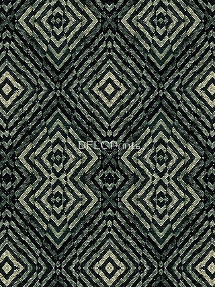 Geometric Futuristic Grunge Print by DFLC Prints
