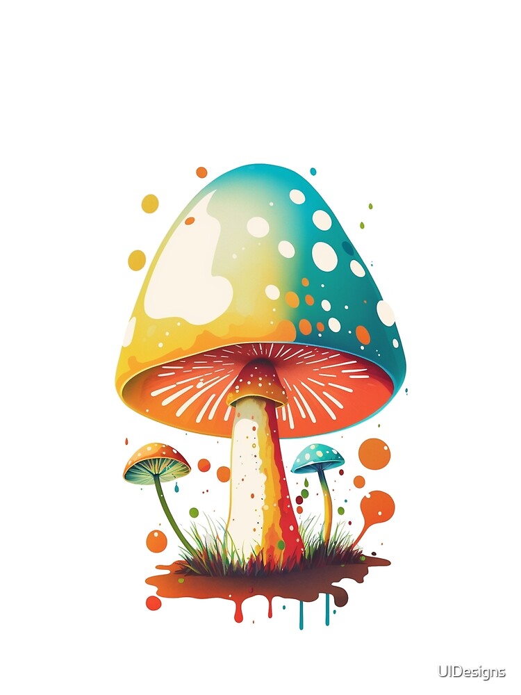 Dripping Paint Mushrooms by UlDesigns T-Shirts, Hoodie, Sweatshirt | BlankRebels.com (Image 2)