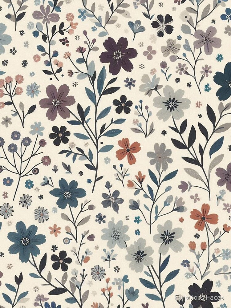 Nature-Inspired Floral Pattern by Furbulous Faces T-Shirts, Hoodie, Sweatshirt | BlankRebels.com (Image 2)