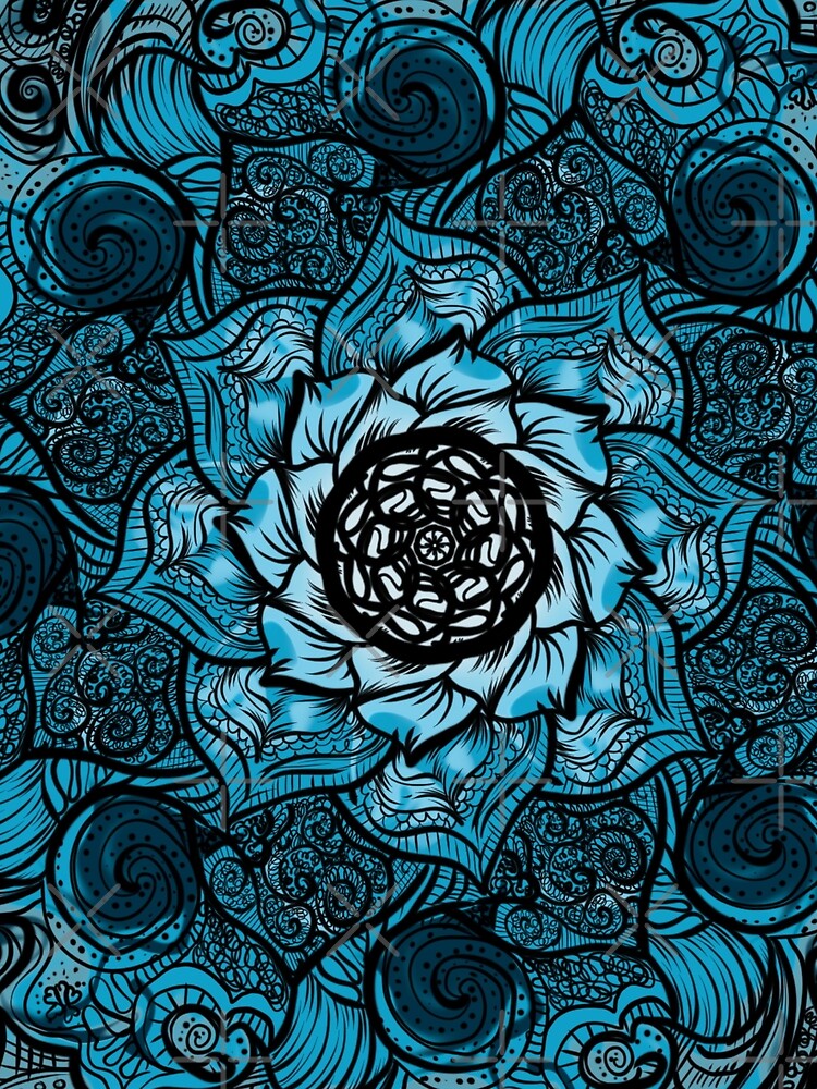 Blue tapestry by StudioSamanthaa T-Shirts, Hoodie, Sweatshirt | BlankRebels.com (Image 2)