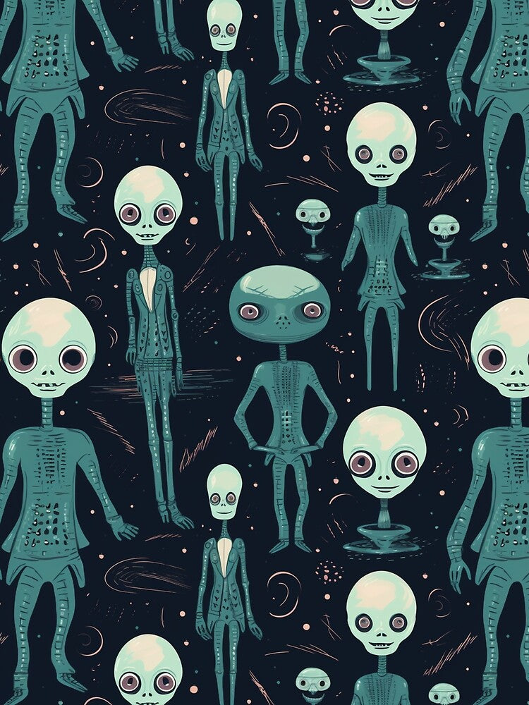 Dark Academia Aliens by Nicholas Panek T-Shirts, Hoodie, Sweatshirt | BlankRebels.com (Image 2)