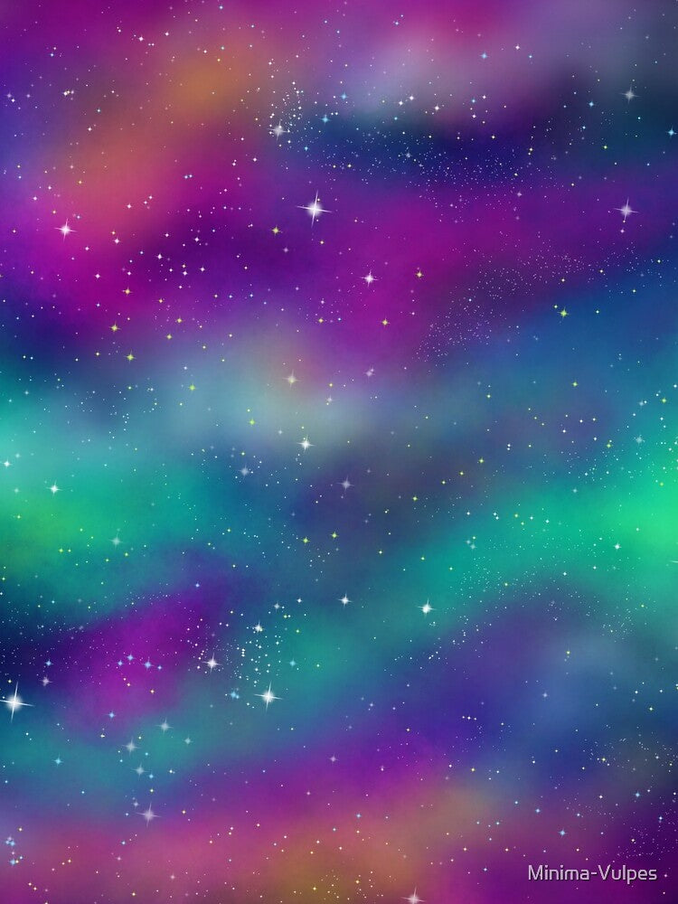 Multicolor Galaxy by Minima-Vulpes T-Shirts, Hoodie, Sweatshirt | BlankRebels.com (Image 2)