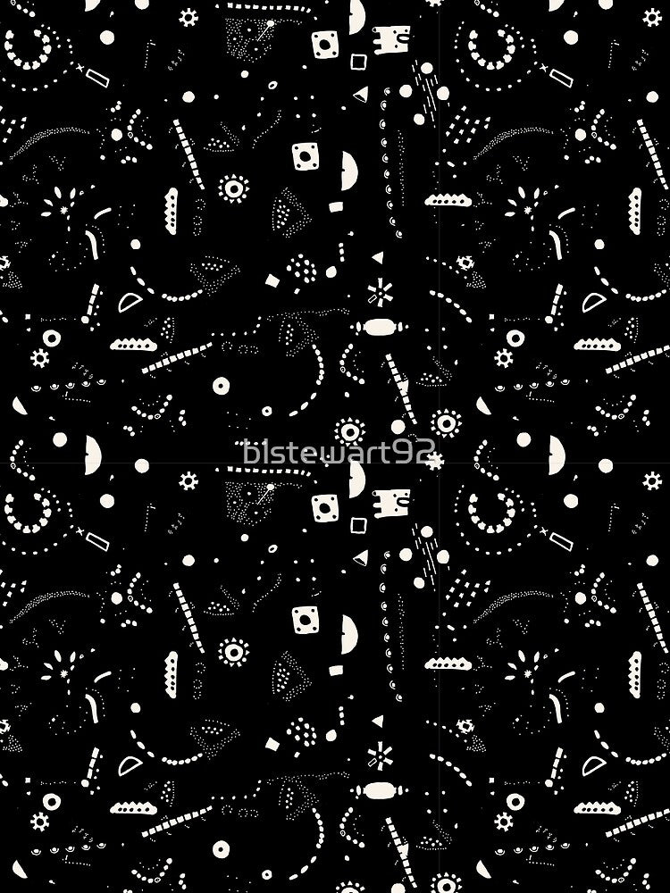 Doodle Pattern - Dark by blstewart92 T-Shirts, Hoodie, Sweatshirt | BlankRebels.com (Image 2)