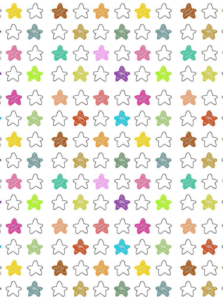 Colorful Childish Stars by hatimelhag T-Shirts, Hoodie, Sweatshirt | BlankRebels.com (Image 2)
