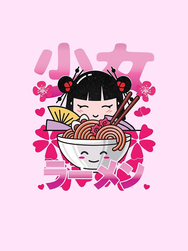 I love ramen kawaii japanese girl by VichallanStudio T-Shirts, Hoodie, Sweatshirt | BlankRebels.com (Image 2)