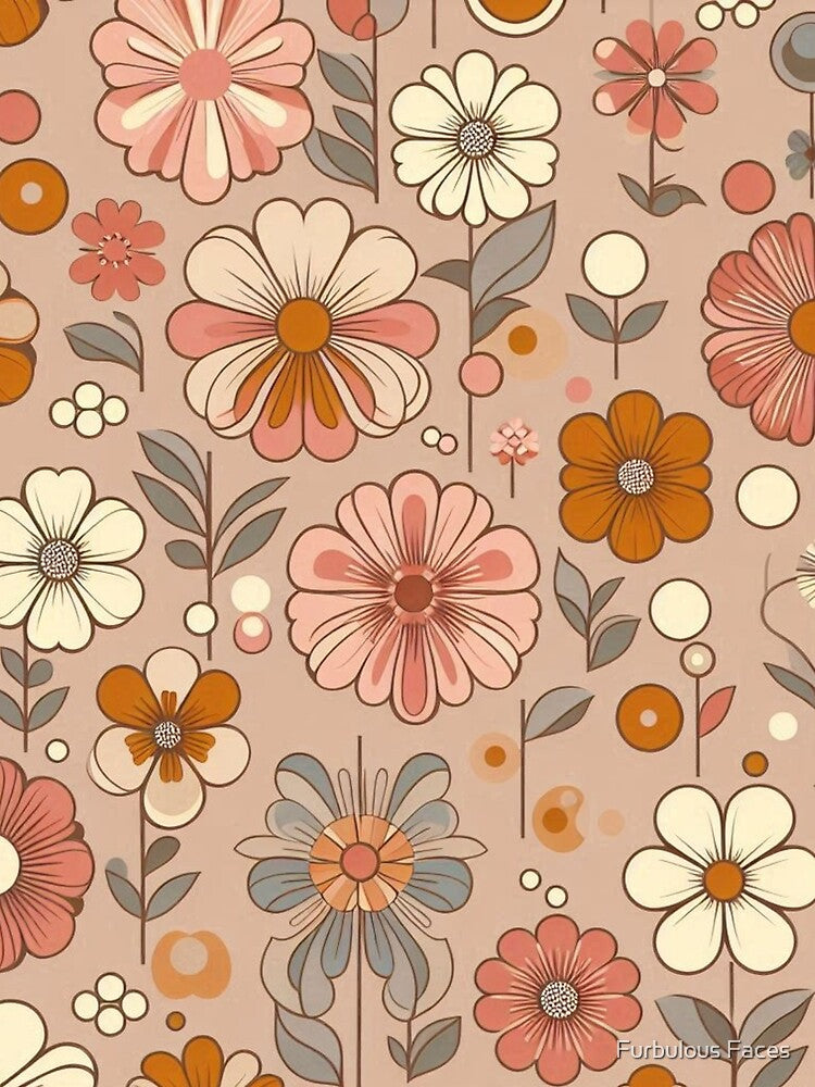 Vintage Floral Garden Pattern by Furbulous Faces T-Shirts, Hoodie, Sweatshirt | BlankRebels.com (Image 2)