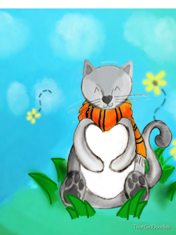 Cuddly Kitty by ThatGirlDoodles T-Shirts, Hoodie, Sweatshirt | BlankRebels.com (Image 2)
