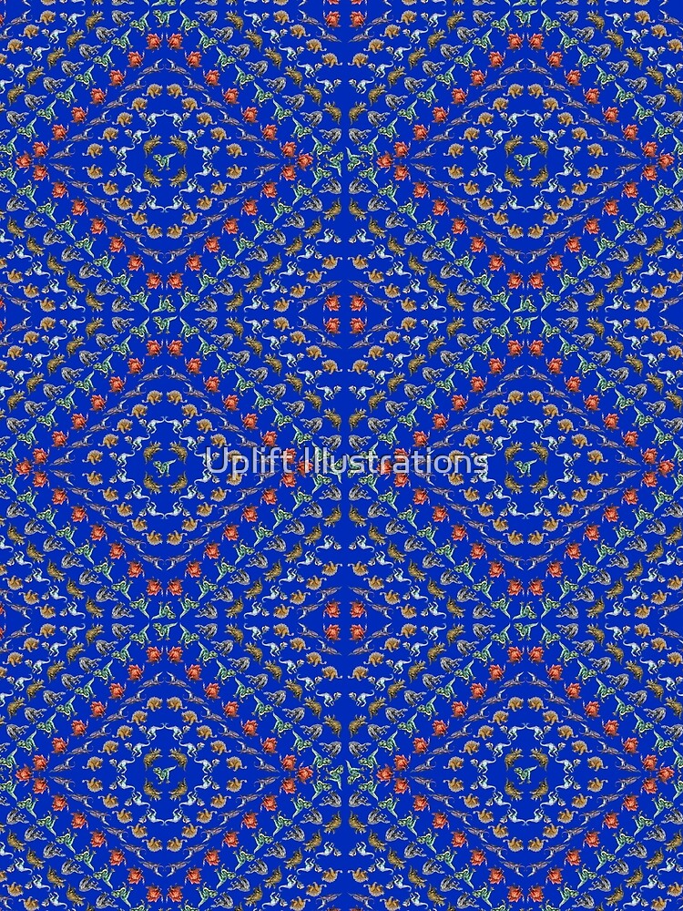 Watercolor Dinosaur Quilted Diamond by Uplift Illustrations T-Shirts, Hoodie, Sweatshirt | BlankRebels.com (Image 2)