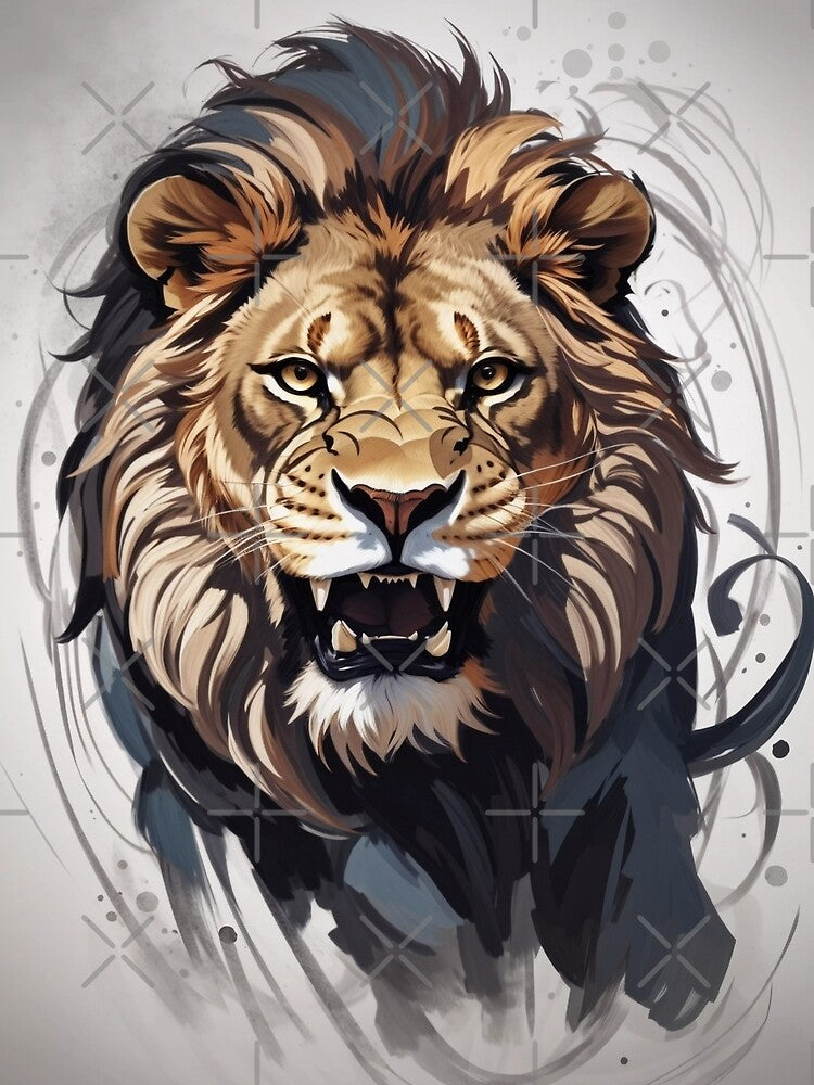 Lion in Sketch Style C by Vitalka-uk T-Shirts, Hoodie, Sweatshirt | BlankRebels.com (Image 2)