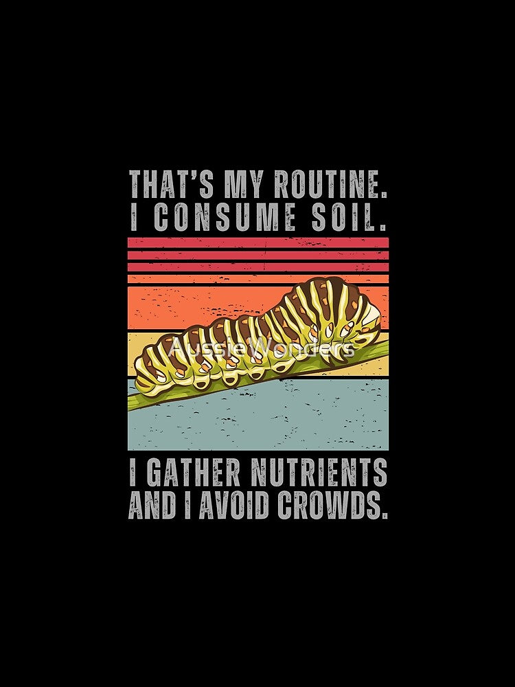 Caterpillar Retro Sunset | Caterpillar Vintage Retro Sunset | Retro Sunset Caterpillar by AussieWonders... (Image 2)