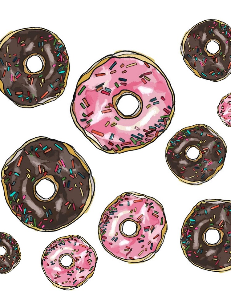 Strawberry & Chocolate Donuts by FashionDoodles T-Shirts, Hoodie, Sweatshirt | BlankRebels.com (Image 2)