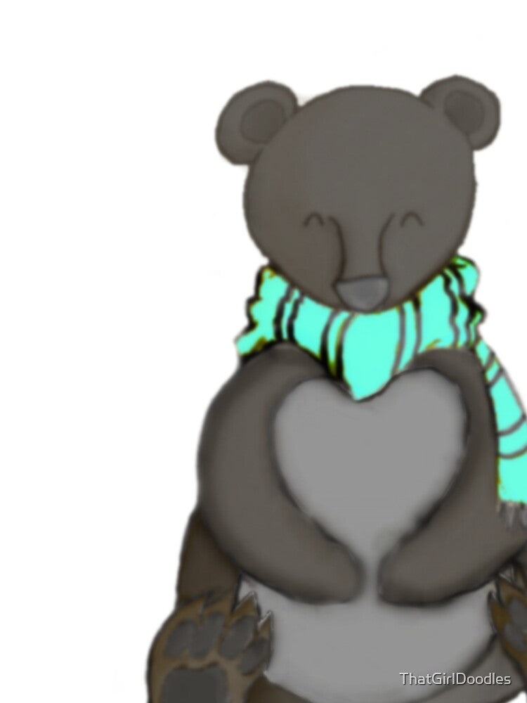 Cuddly Black Bear by ThatGirlDoodles T-Shirts, Hoodie, Sweatshirt | BlankRebels.com (Image 2)