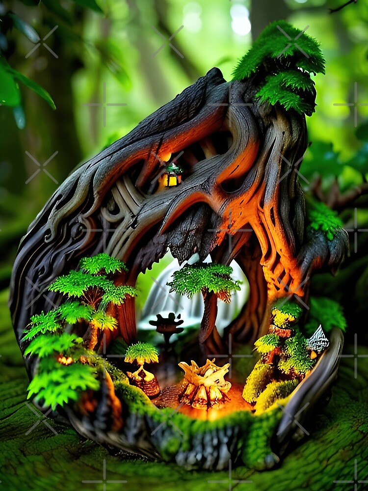 A detailed beautiful lush Fairycore Elf forest by PixieDustAIArt T-Shirts, Hoodie, Sweatshirt | BlankRebels.com (Image 2)