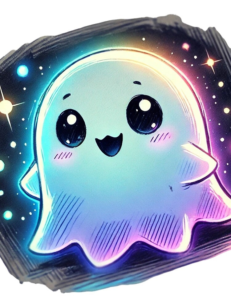 Copy of A sketch of a cute ghost in anime style as requested. by MYSTAYA T-Shirts, Hoodie, Sweatshirt (Image 2)