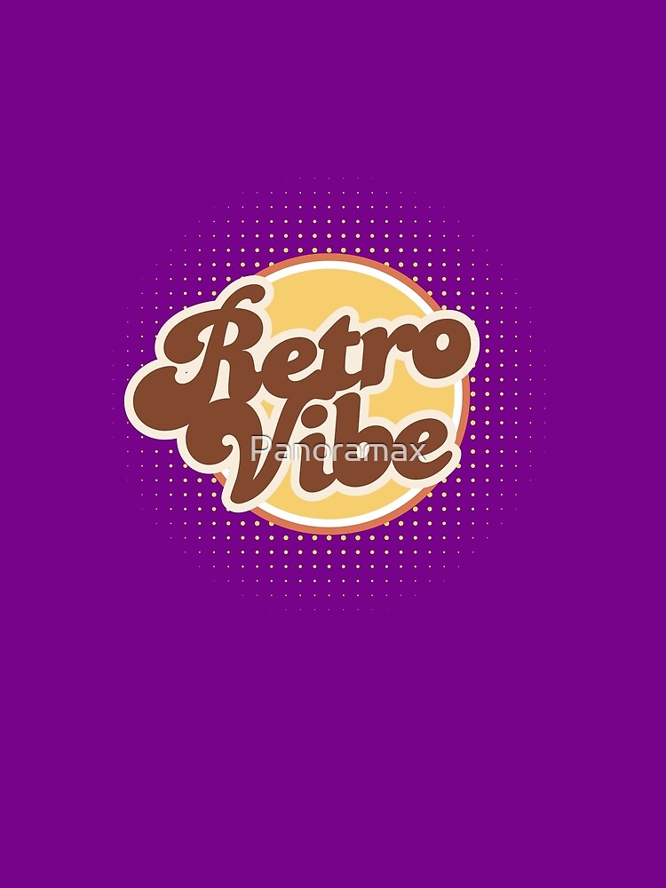 Retro Vibe – Bold Purple Retro Typography Design by Panoramax T-Shirts, Hoodie, Sweatshirt | BlankRebels.com (Image 2)