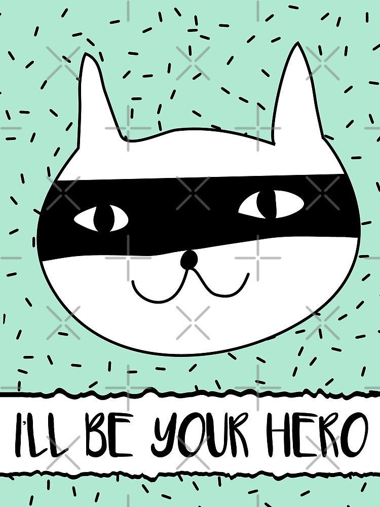 Cat in superhero mask by GennyBunny T-Shirts, Hoodie, Sweatshirt | BlankRebels.com (Image 2)